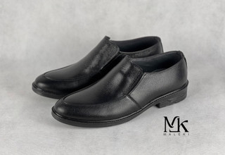 کفش مجلسی مردانه چرم طبیعی شیک و رسمی مدل مسی گل دار | ملکی استایل